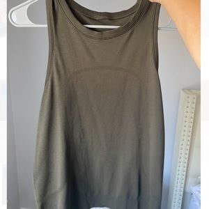 Lululemon Swiftly Breeze Tank Relaxed Fit Dark Olive